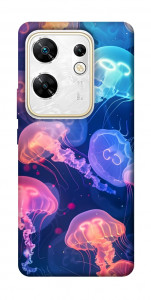 Чохол Neon jellyfishes для Infinix Zero 30 4G