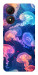 Чохол Neon jellyfishes для ZTE Blade A34 4G