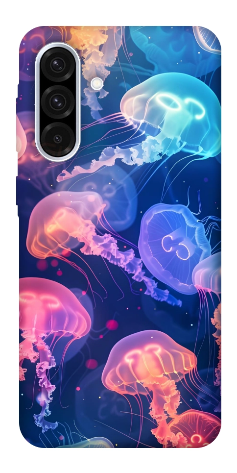Чохол Neon jellyfishes для Galaxy A56 5G