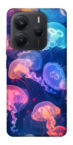 Чохол Neon jellyfishes для Xiaomi Redmi Note 14 5G