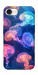 Чохол Neon jellyfishes для iPhone 16e