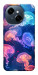 Чохол Neon jellyfishes для TECNO Spark Go 1 (KL4)