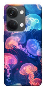 Чехол Neon jellyfishes для OnePlus Nord 3