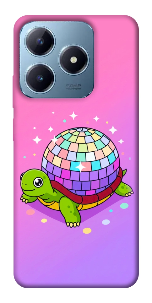 Чехол Disco turtle для Realme C63 4G