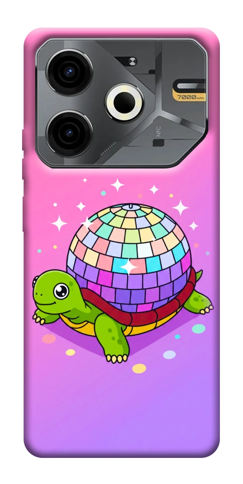 Чохол Disco turtle для TECNO Pova 6 Neo (LI6)