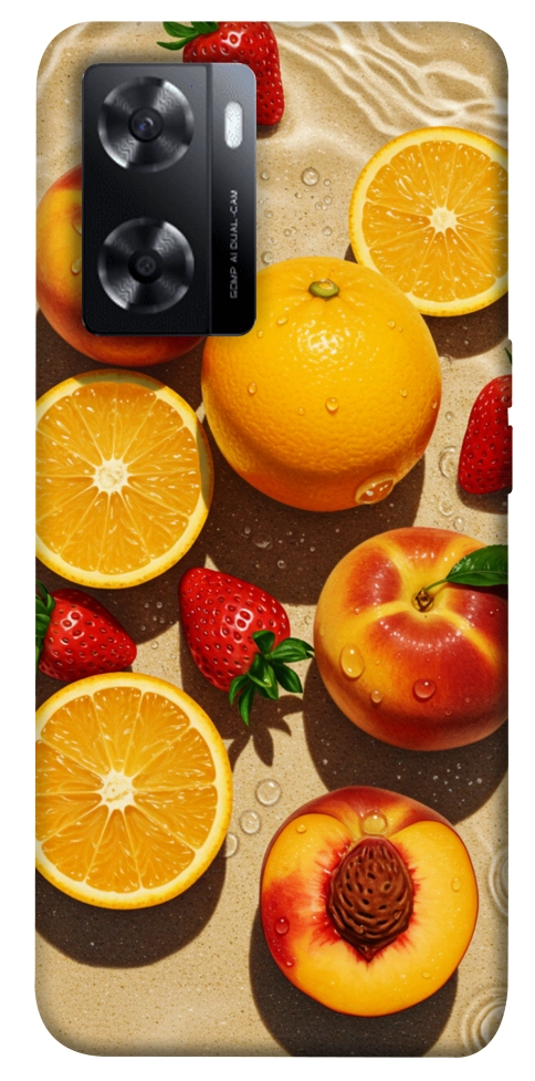 Чохол Яскраві фрукти для Oppo A77s