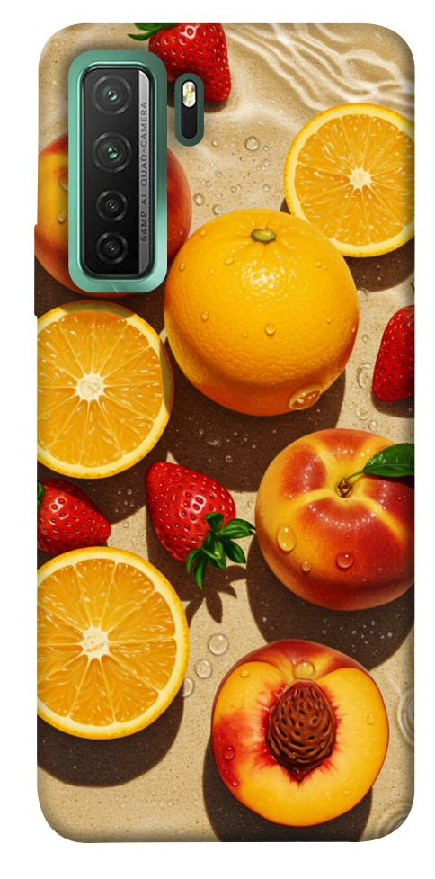 Чохол Яскраві фрукти для Huawei nova 7 SE