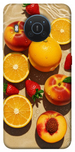 Чехол Яркие фрукты для Nokia X20