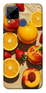 Чехол Яркие фрукты для Realme C15