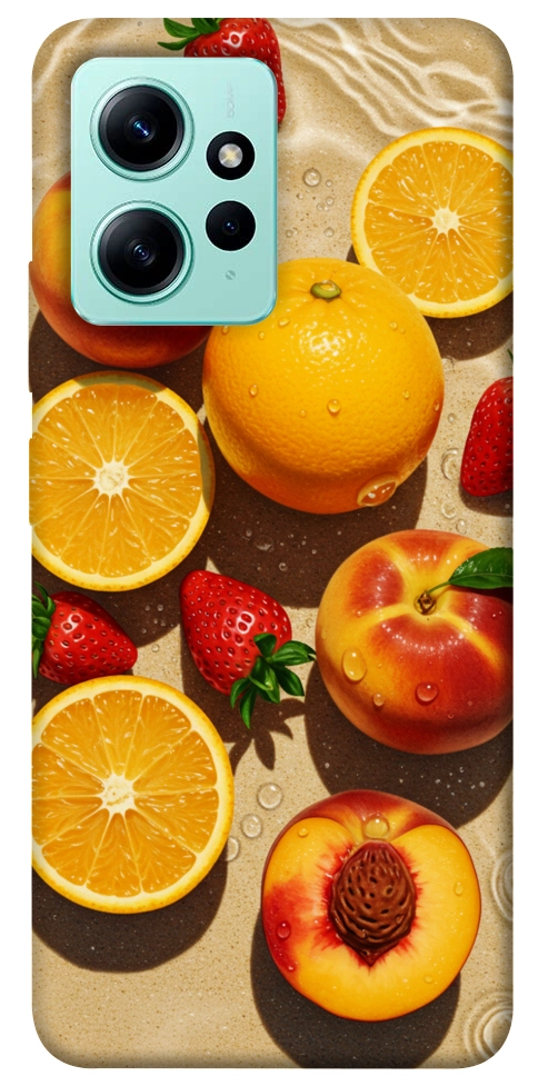 Чохол Яскраві фрукти для Xiaomi Redmi Note 12 4G