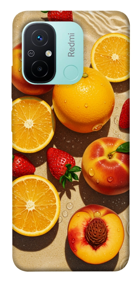 Чехол Яркие фрукты для Xiaomi Redmi 12C