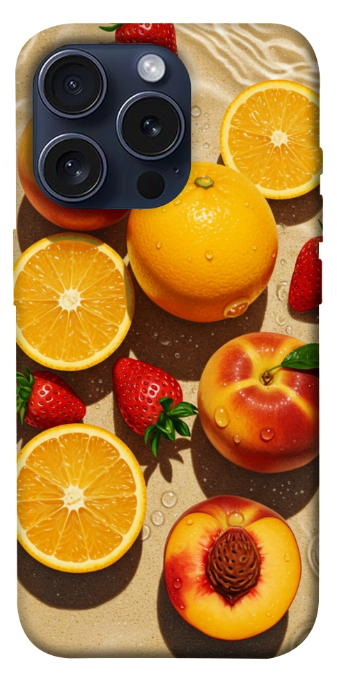 Чохол Яскраві фрукти для iPhone 15 Pro