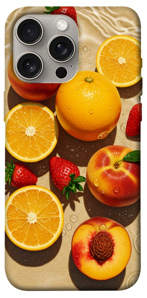 Чохол Яскраві фрукти для iPhone 15 Pro Max