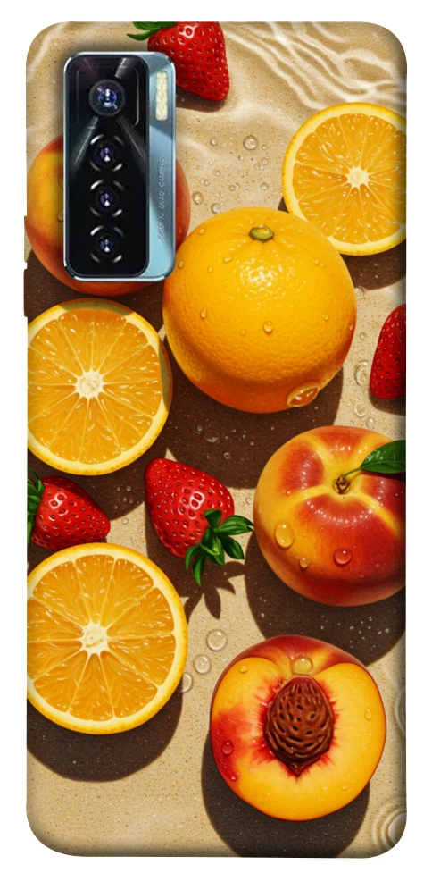 Чехол Яркие фрукты для TECNO Camon 17 Pro