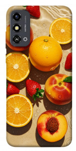 Чехол Яркие фрукты для ZTE Blade A53