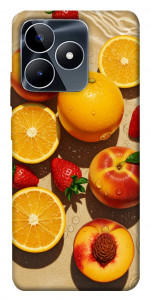 Чехол Яркие фрукты для Realme C53