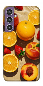 Чохол Яскраві фрукти для Galaxy S23 FE