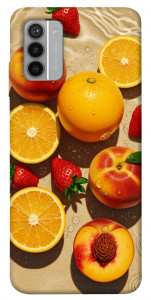 Чехол Яркие фрукты для Nokia G42