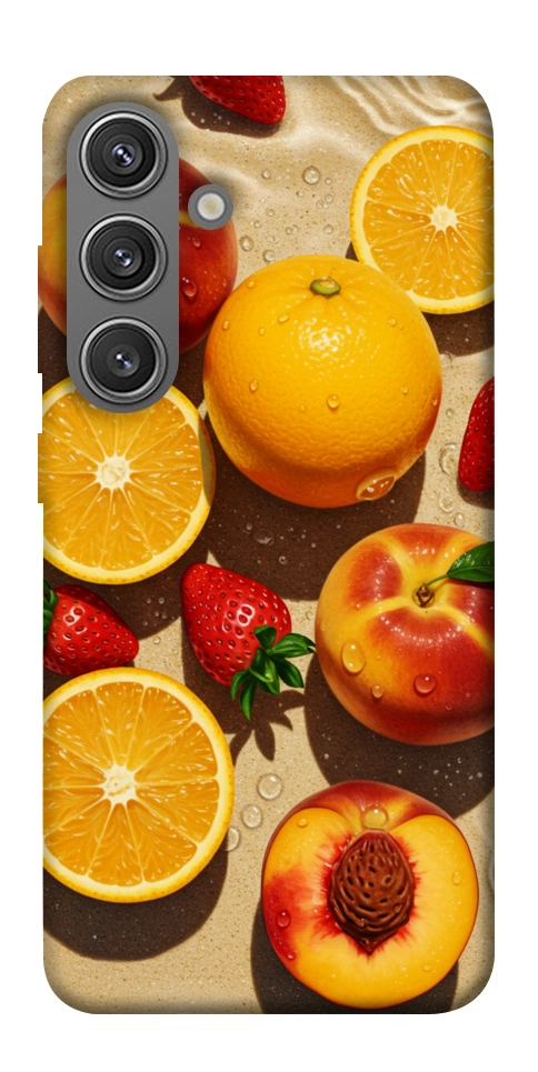 Чохол Яскраві фрукти для Galaxy S24