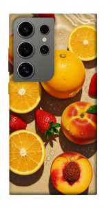 Чехол Яркие фрукты для Galaxy S24 Ultra