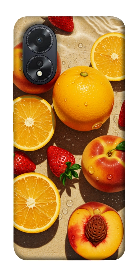 Чехол Яркие фрукты для Oppo A38