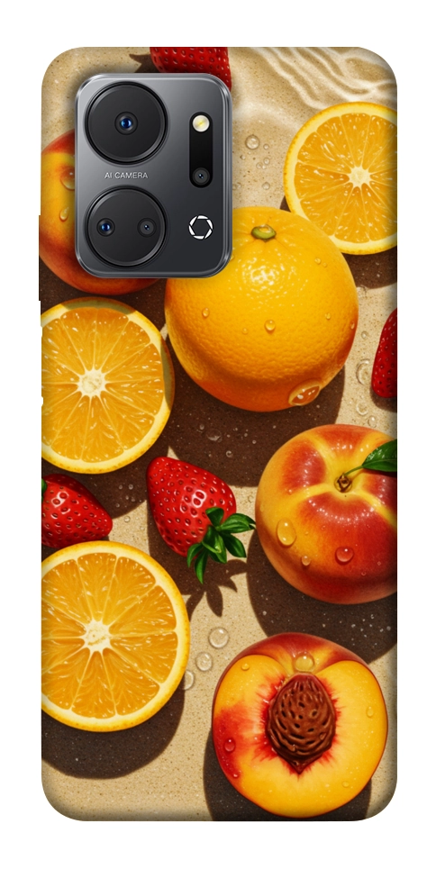 Чохол Яскраві фрукти для Huawei Honor X7a