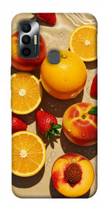 Чохол Яскраві фрукти для TECNO Spark 7