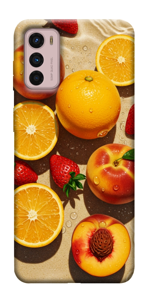Чохол Яскраві фрукти для Motorola Moto G42