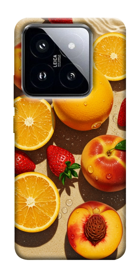 Чехол Яркие фрукты для Xiaomi 14 Pro