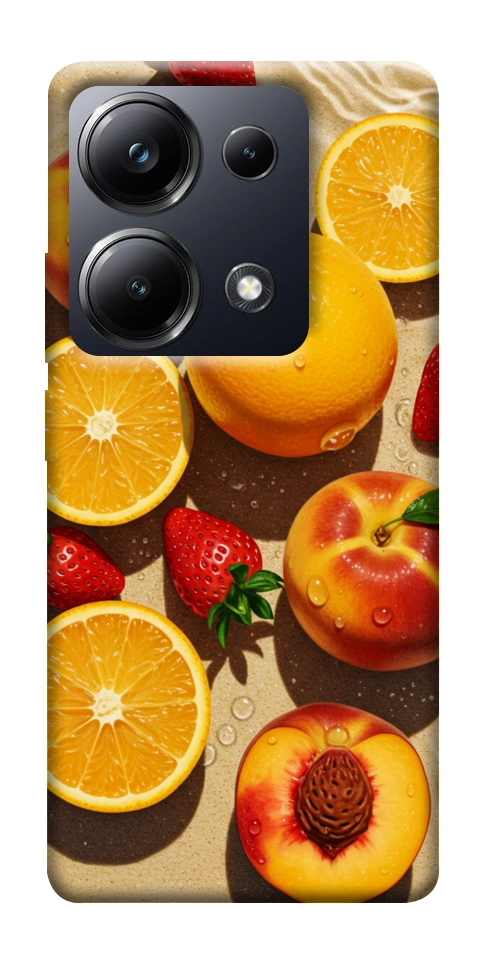 Чохол Яскраві фрукти для Xiaomi Poco M6