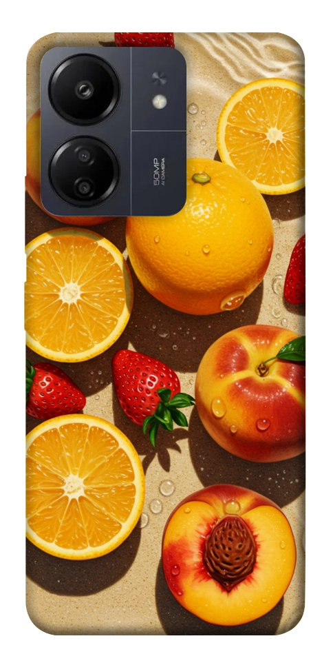 Чохол Яскраві фрукти для Xiaomi Poco C65