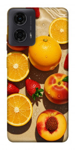 Чехол Яркие фрукты для Motorola Moto G24