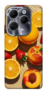 Чехол Яркие фрукты для Infinix Hot 40 Pro