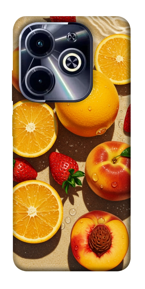 Чохол Яскраві фрукти для Infinix Hot 40i