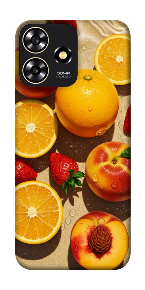 Чохол Яскраві фрукти для ZTE Blade A73 4G