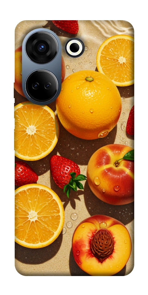 Чохол Яскраві фрукти для TECNO Camon 20 Pro (CK7n)
