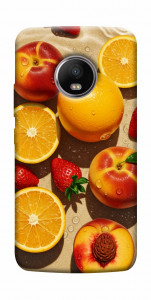 Чехол Яркие фрукты для Motorola Moto G5S