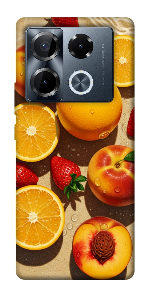 Чохол Яскраві фрукти для Infinix Note 40 Pro 4G
