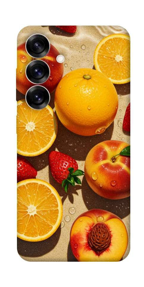 Чохол Яскраві фрукти для Galaxy S25+