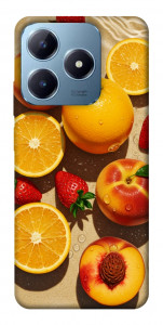 Чехол Яркие фрукты для Realme C63 4G