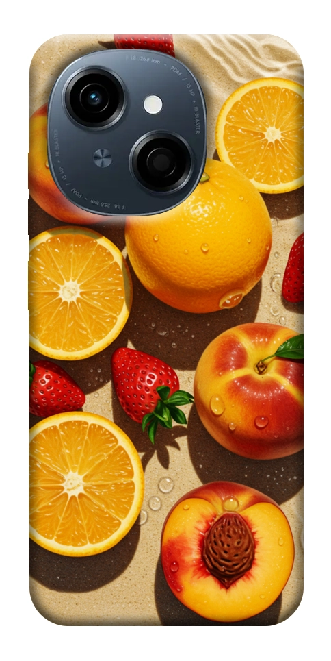 Чохол Яскраві фрукти для TECNO Spark Go 1 (KL4)
