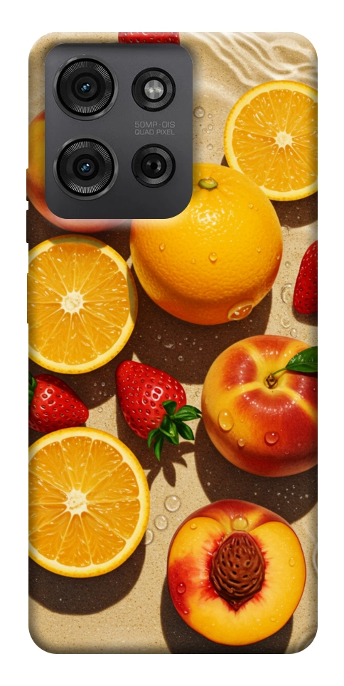 Чохол Яскраві фрукти для Motorola Moto G75 5G