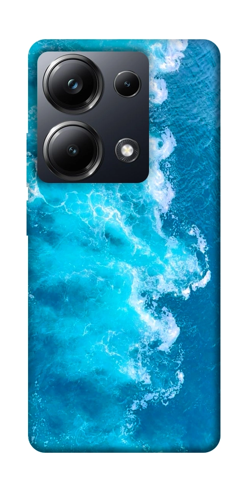 Чехол Текстура воды для Xiaomi Poco M6 Pro 4G