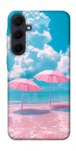 Чехол Розовые зонтики для Galaxy A55