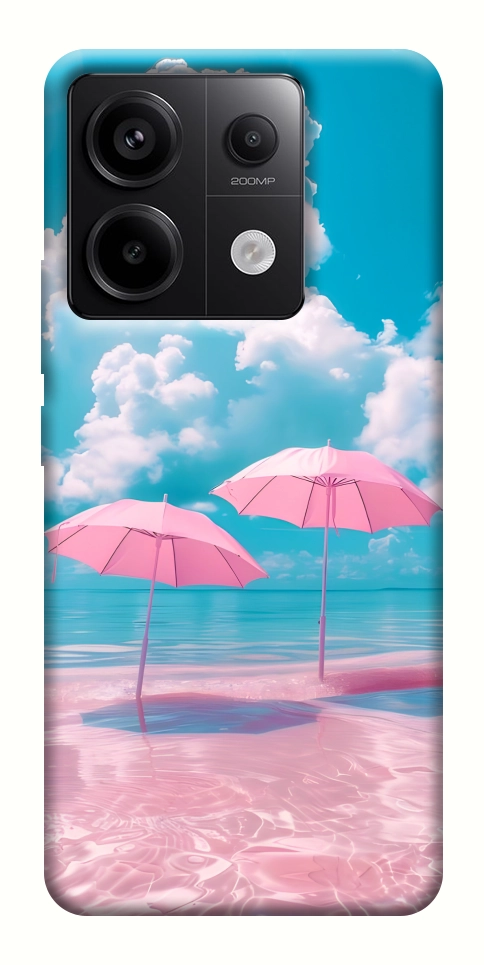 Чохол Рожеві парасольки для Xiaomi Redmi Note 13 Pro 4G