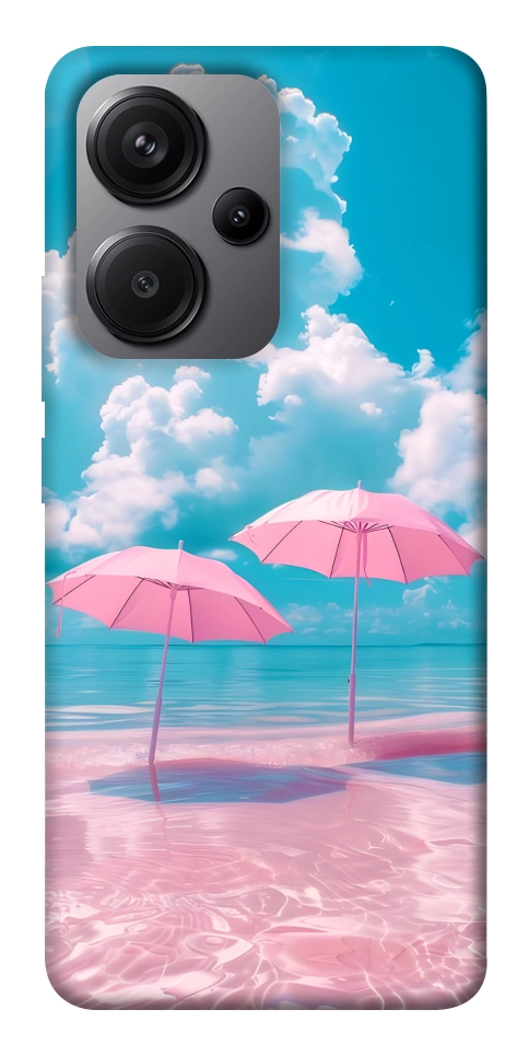Чохол Рожеві парасольки для Xiaomi Redmi Note 13 Pro+