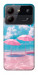 Чехол Розовые зонтики для ZTE Blade A54 4G
