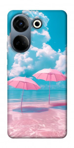 Чохол Рожеві парасольки для TECNO Camon 20 Pro (CK7n)