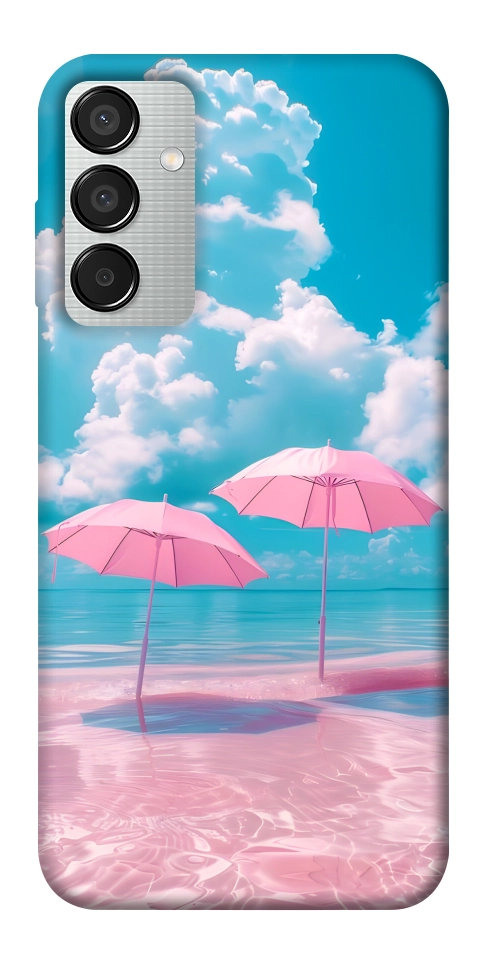 Чехол Розовые зонтики для Galaxy M15 5G