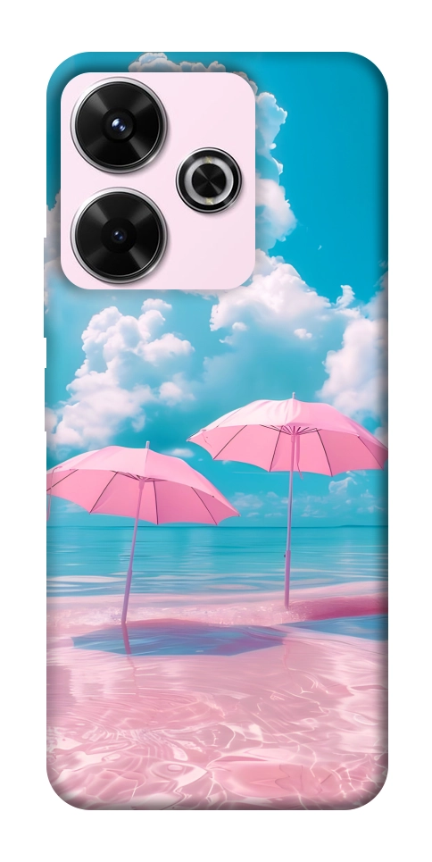 Чехол Розовые зонтики для Xiaomi Redmi 13 4G